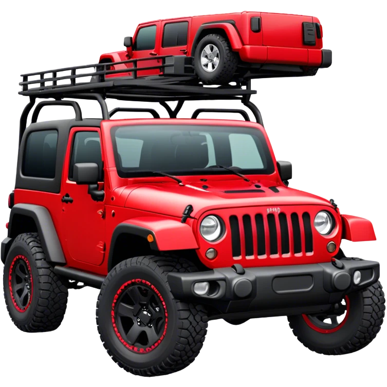 Jeep Wrangler - Jeep (Model Year: 2022) (Iconic colour: Red) emoji