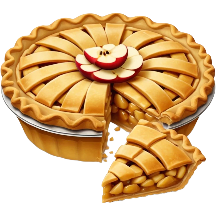 Apple pie emoji