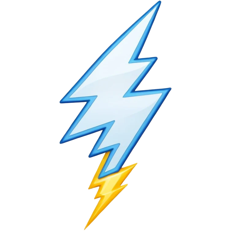 lightning bolt emoji