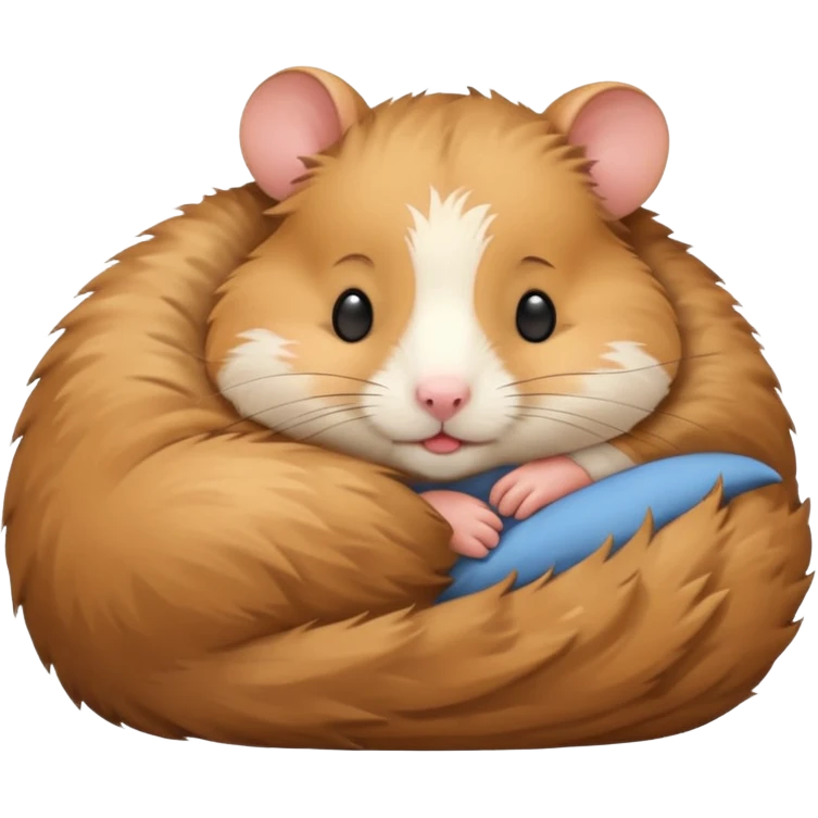 hamster sleeping emoji