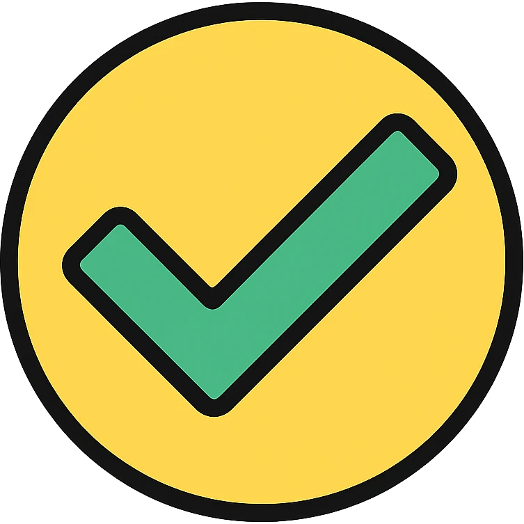 checkmark emoji