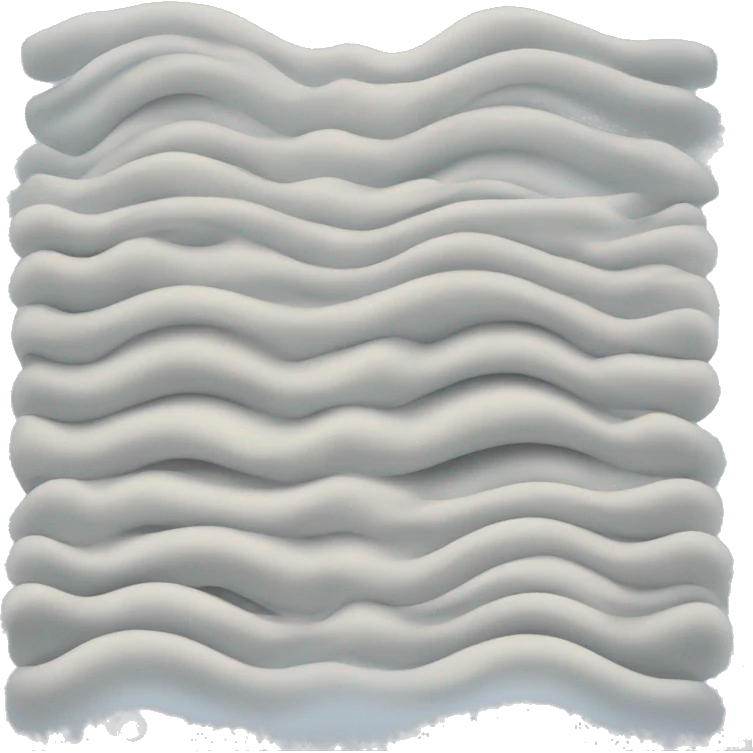 3 isolated waves of airflow emoji
