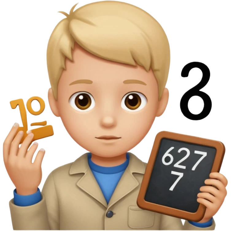 Kid doing 67 emoji