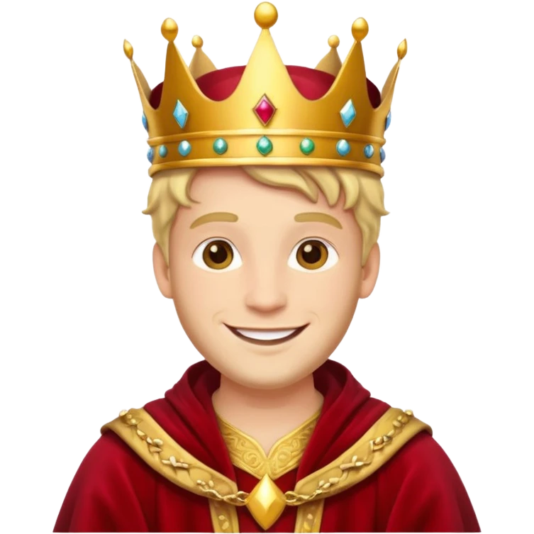 happy king emoji