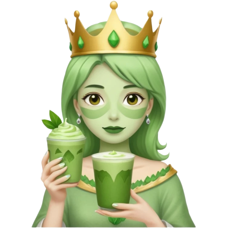 i want an emoji for a matcha queen emoji