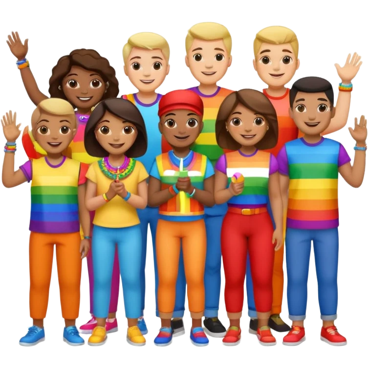 pride charcters emoji