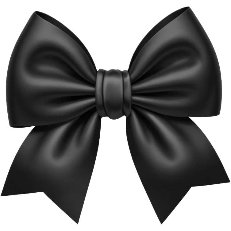 black bow emoji