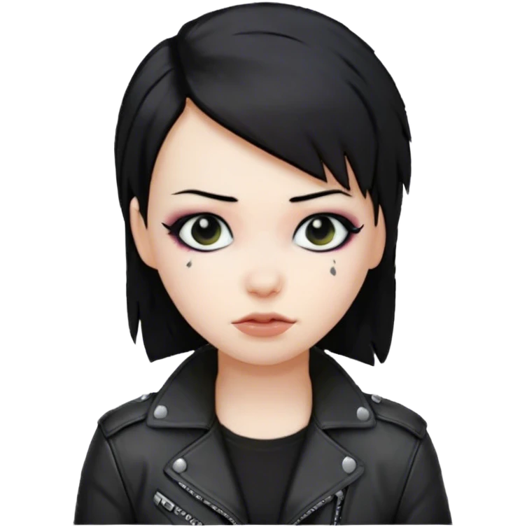 Punk rock girl  emoji