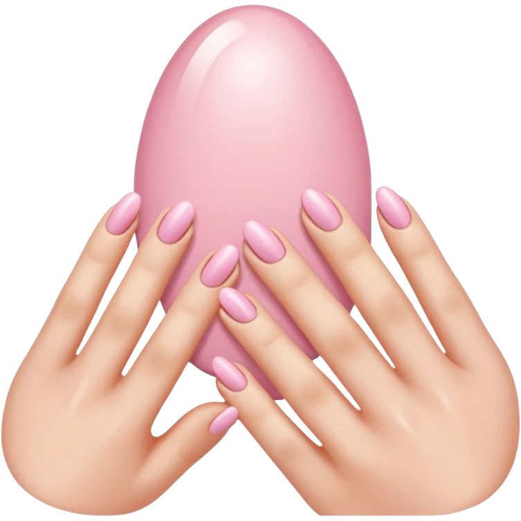 Light pink nails emoji