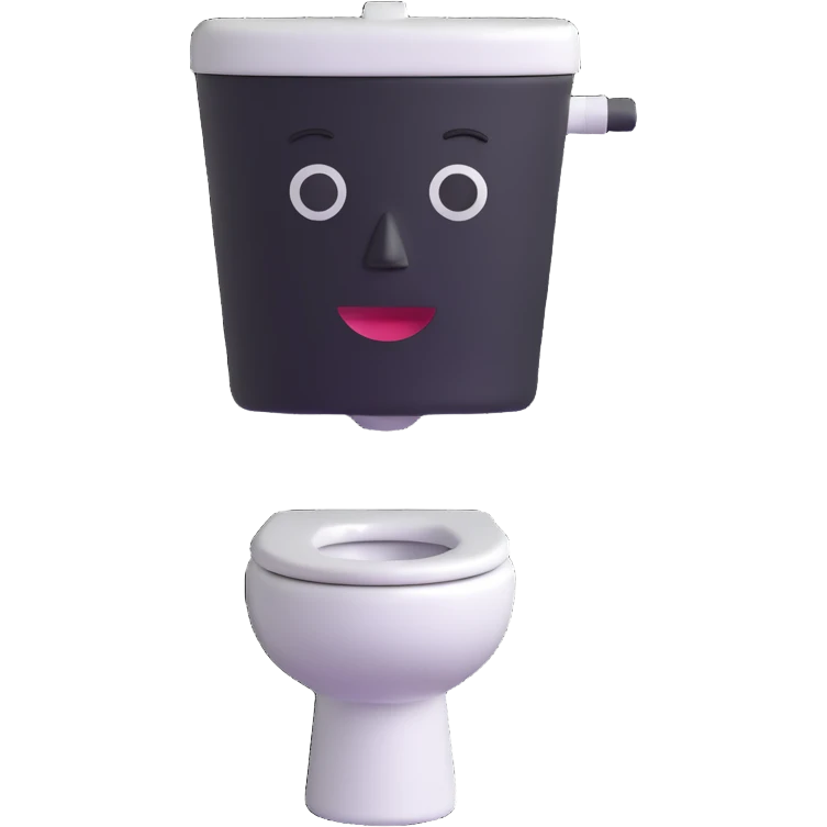 Skibidi Toilet with a face emoji