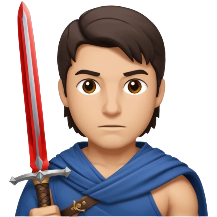 esgrimista com espada emoji