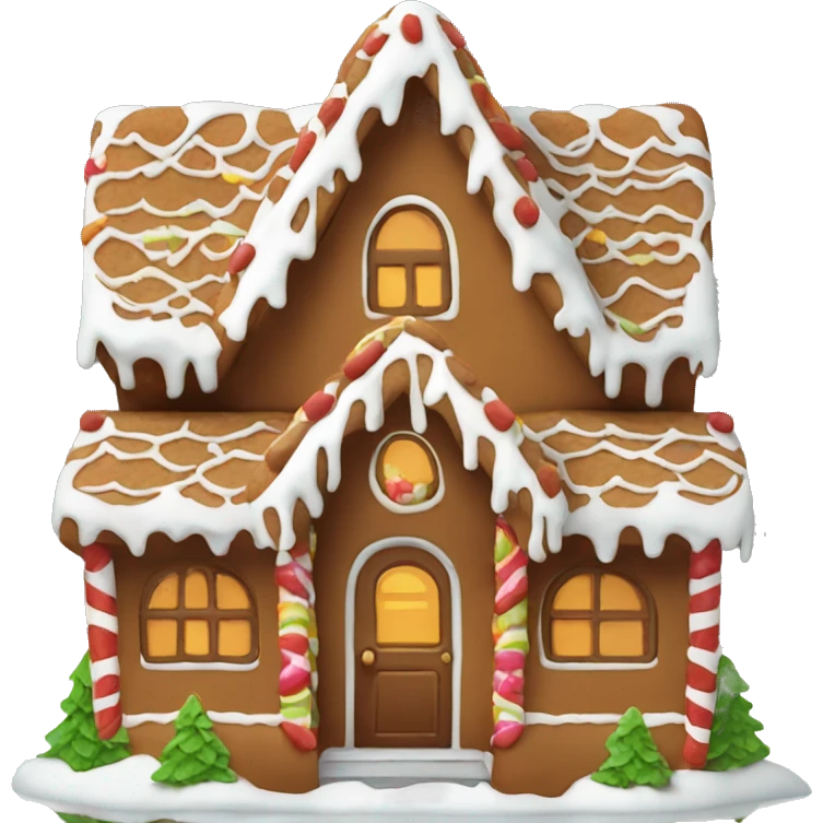 Ginger bread house emoji