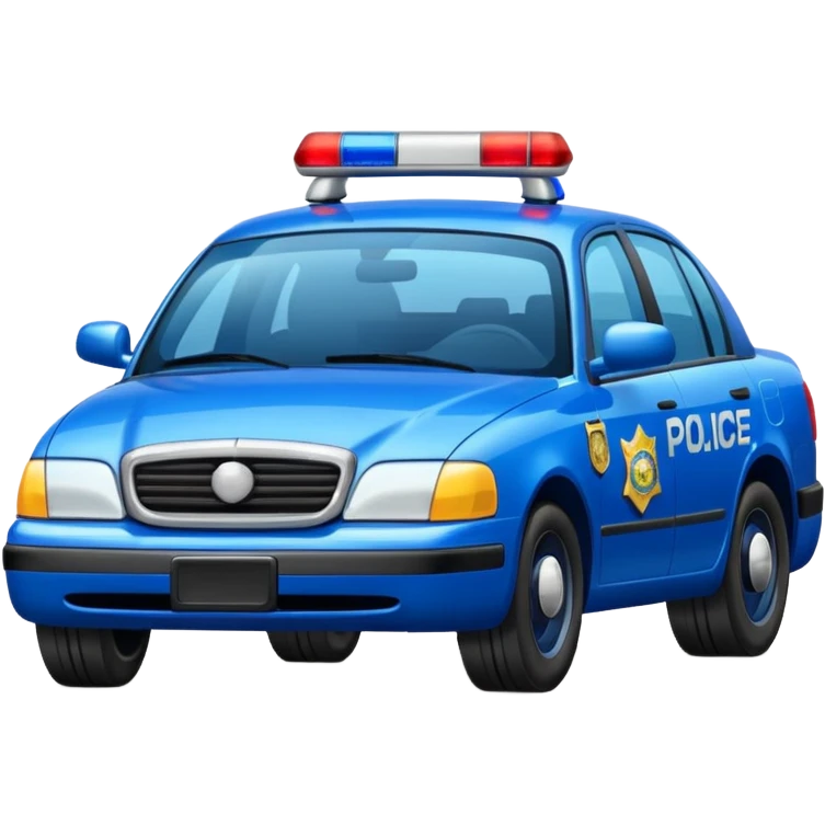 police car emoji