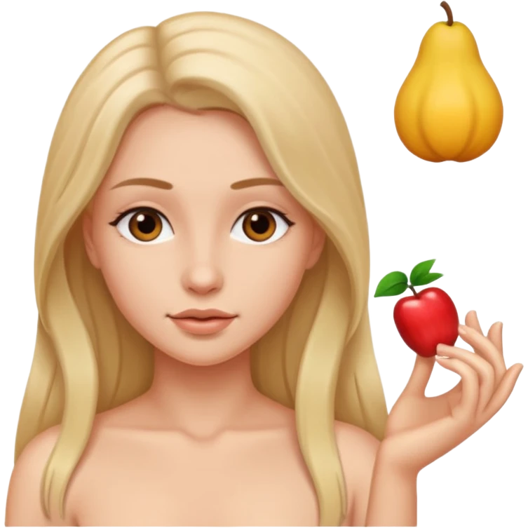 Una donna nuda emoji