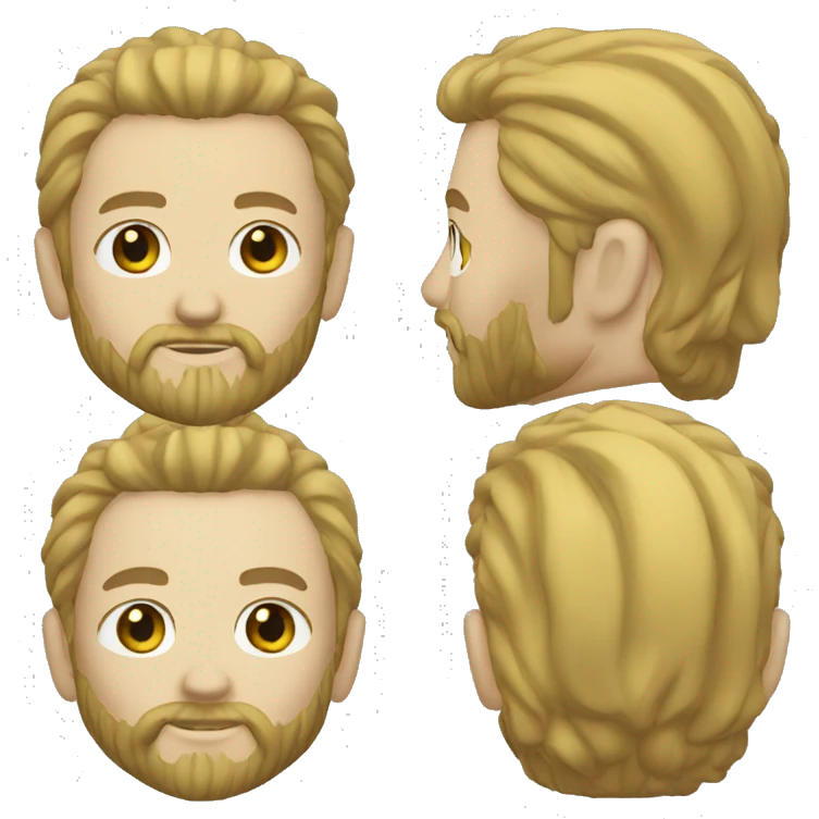 ronin blond beard emoji
