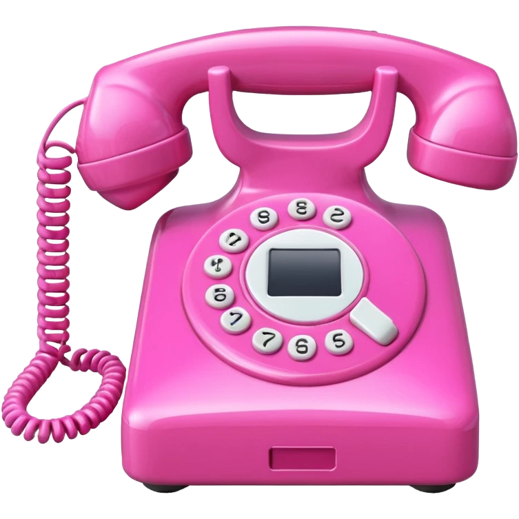Pink Phone  emoji
