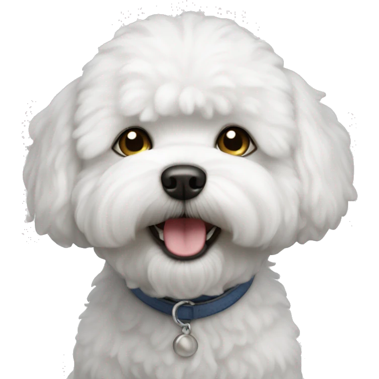 Bichon dog emoji