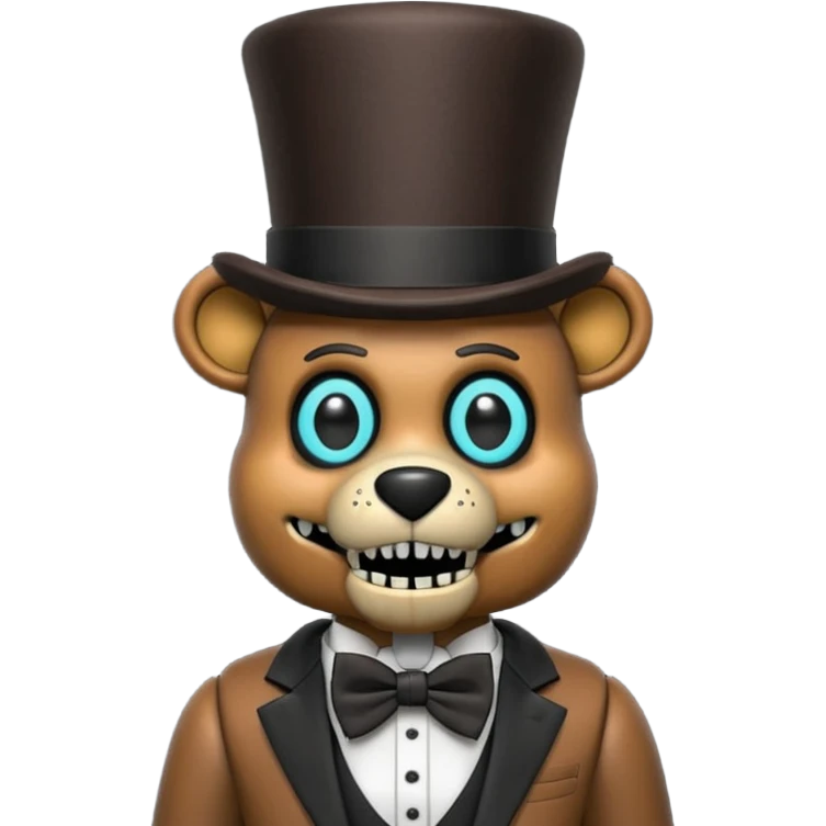 Make Freddy from fnaf emoji