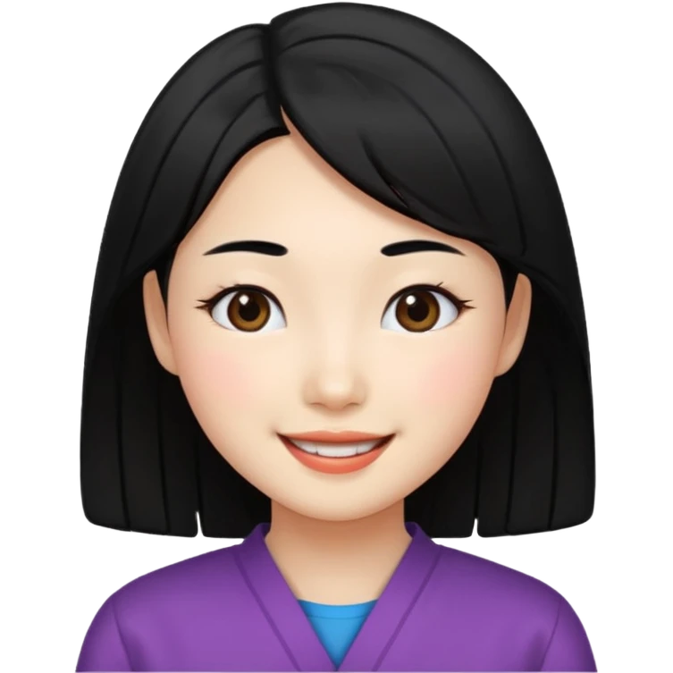 дівчинка кореянка emoji