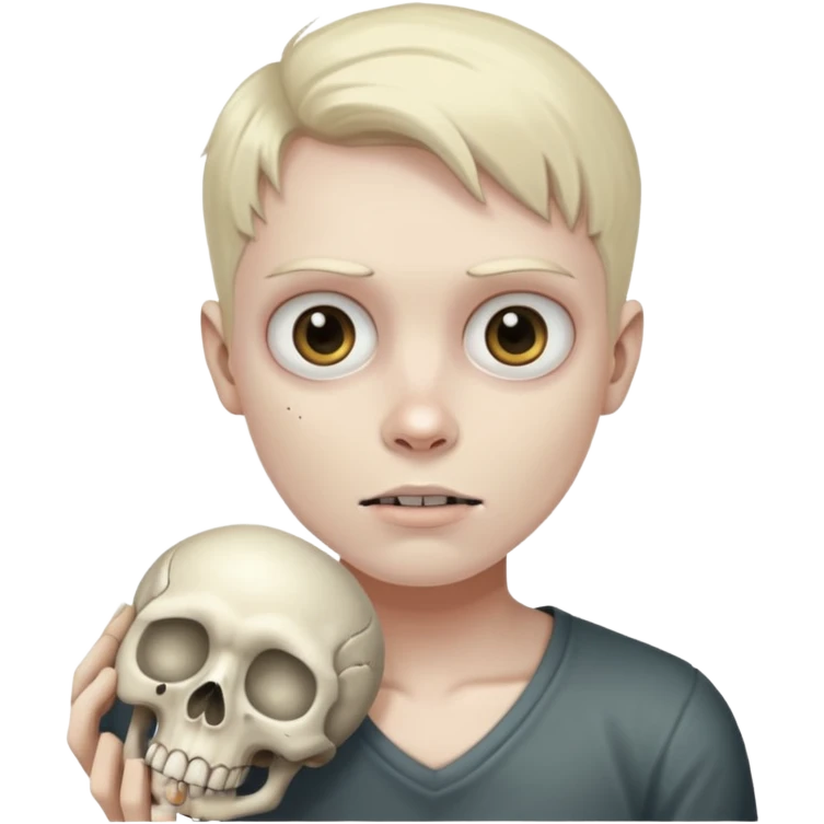 🤫+💀 emoji