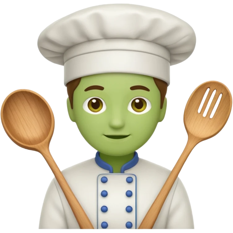Small icon emoji of cook bulp, minimum details, green #36a767 main color emoji