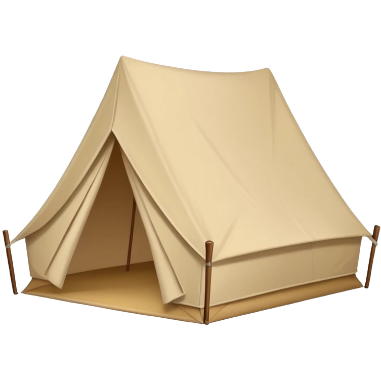 folded tent emoji