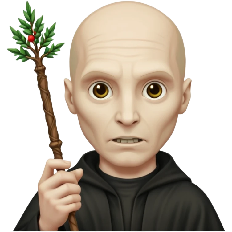 voldemort holding wand emoji