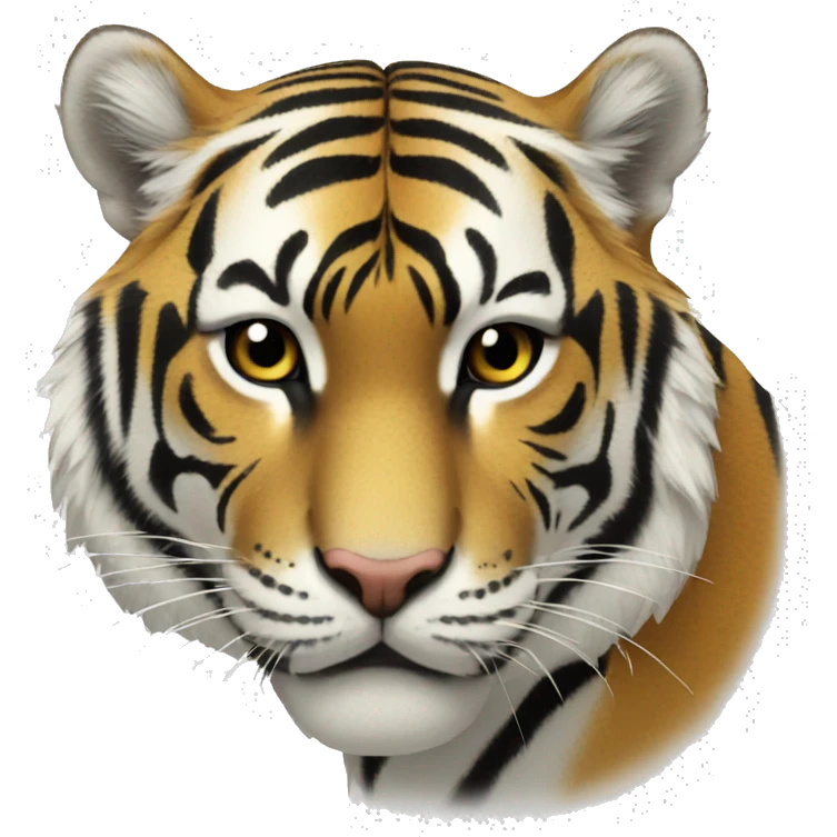tigre blanco  emoji
