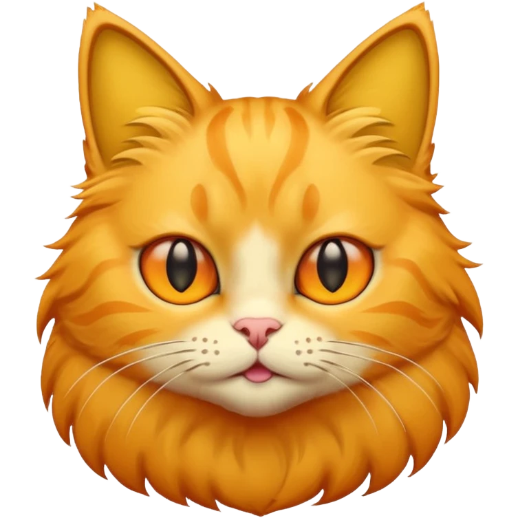 گربه زرد emoji