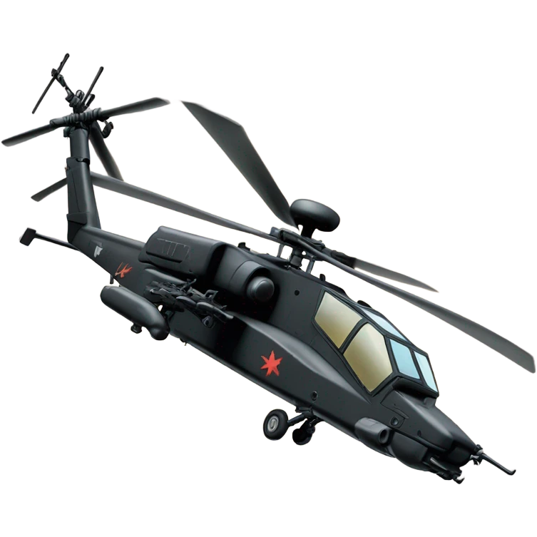 Apache helicopter blackout emoji