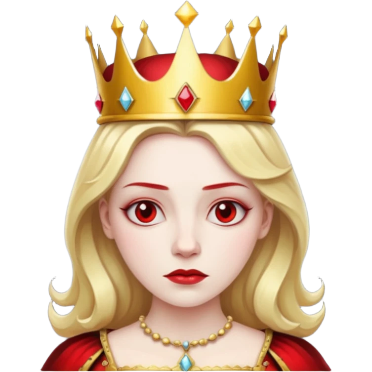 red queen in alice wonderland emoji