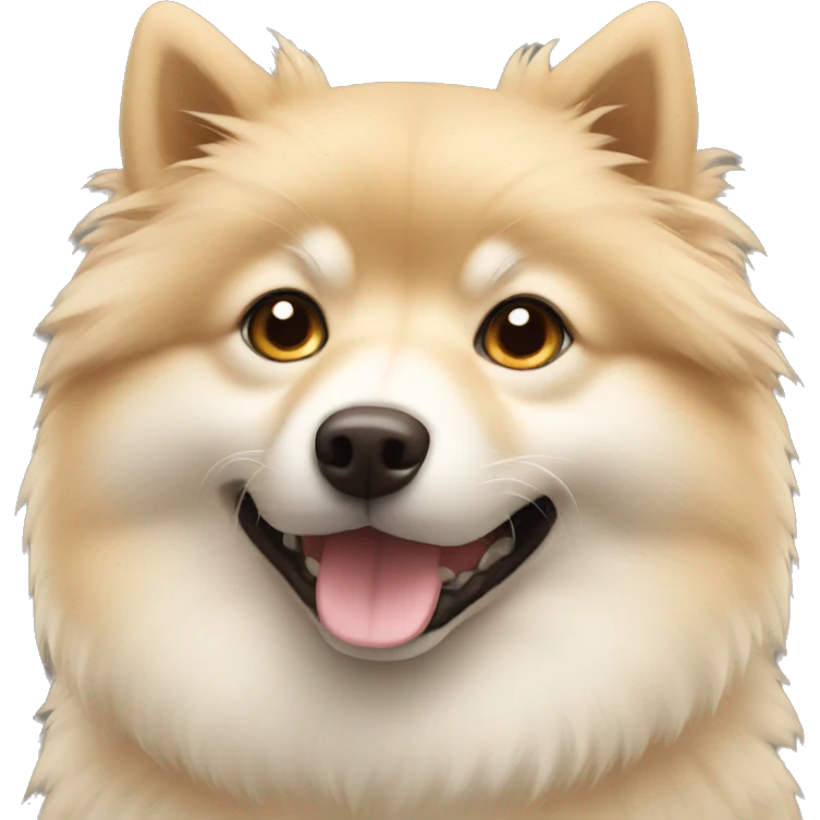 Spitz beige emoji