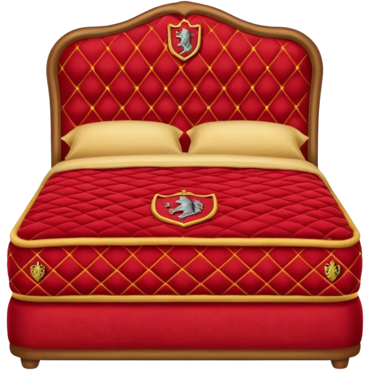 gryffindor red and gold bed emoji