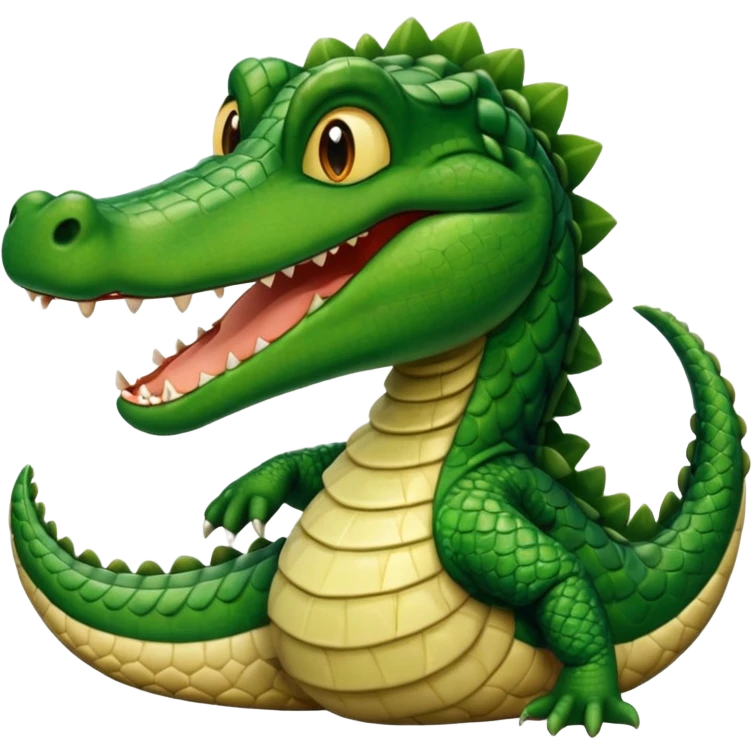 Aligator wearing muslim hat emoji