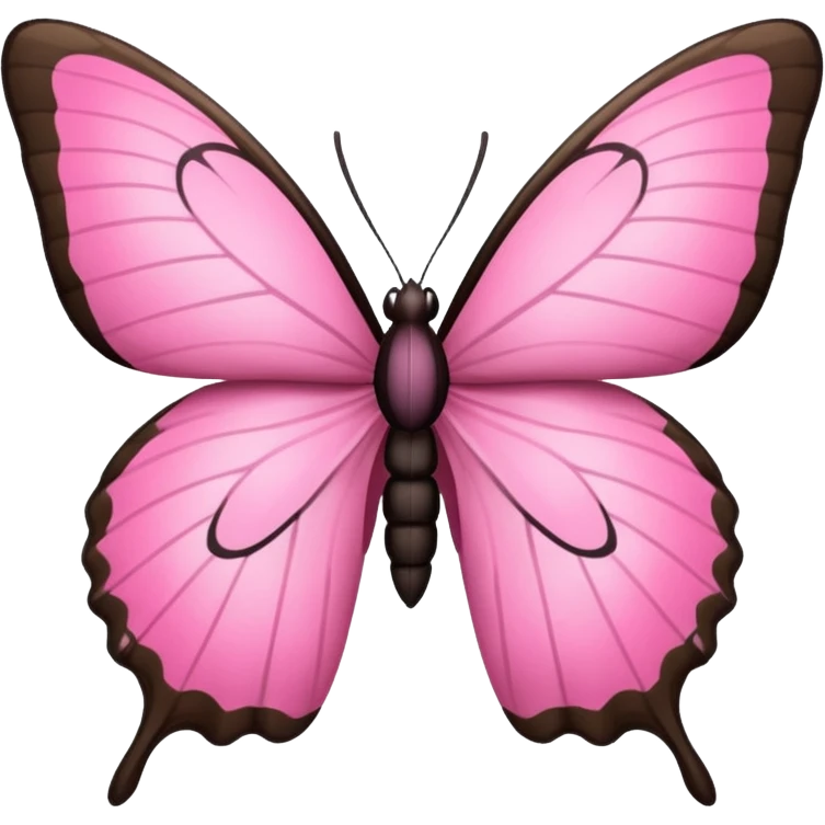 Borboleta rosa emoji