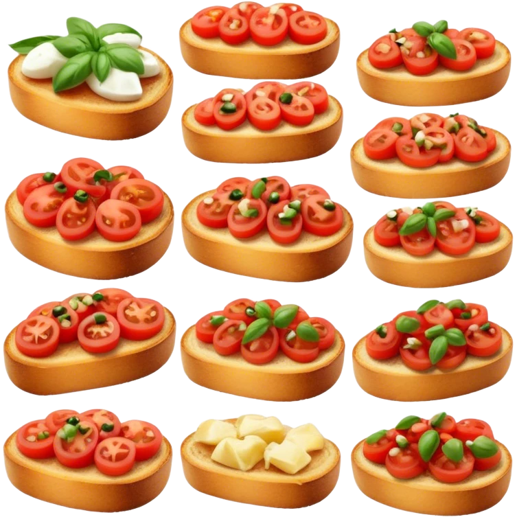 Crispy bruschetta emoji