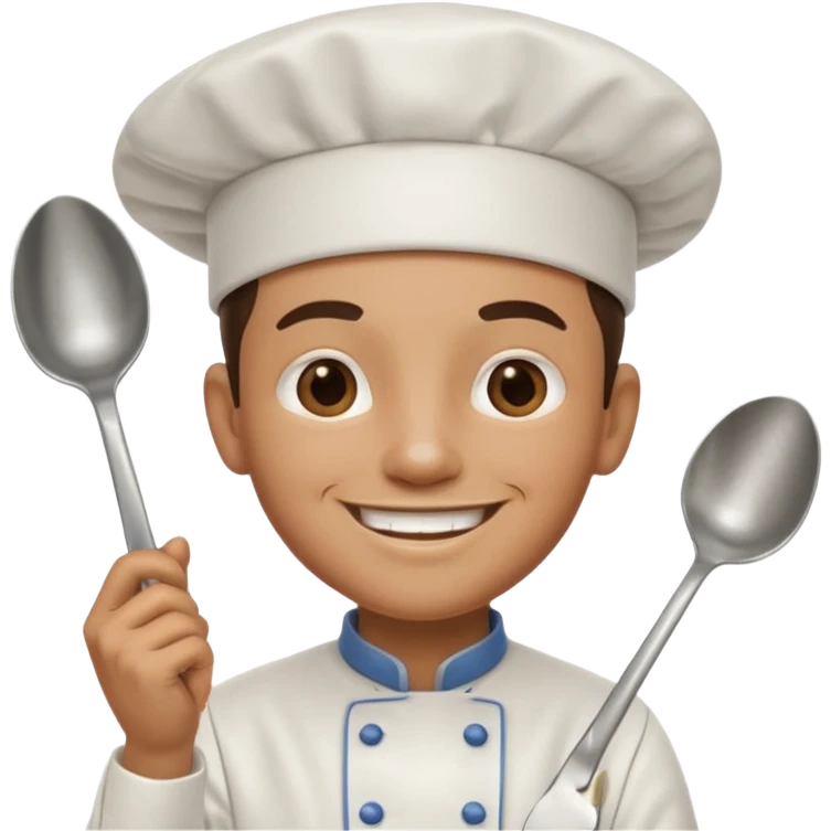 Chef with Spoons emoji