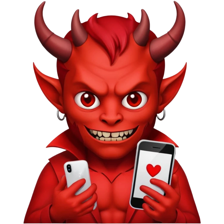 Diablito de iphone emoji