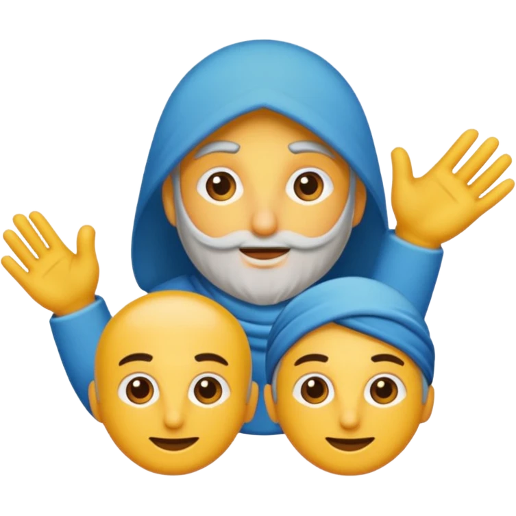Mavi ateşli mavi kalp emoji