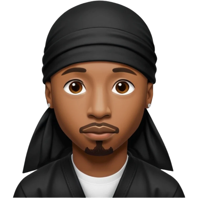 2Pac only face and durage emoji