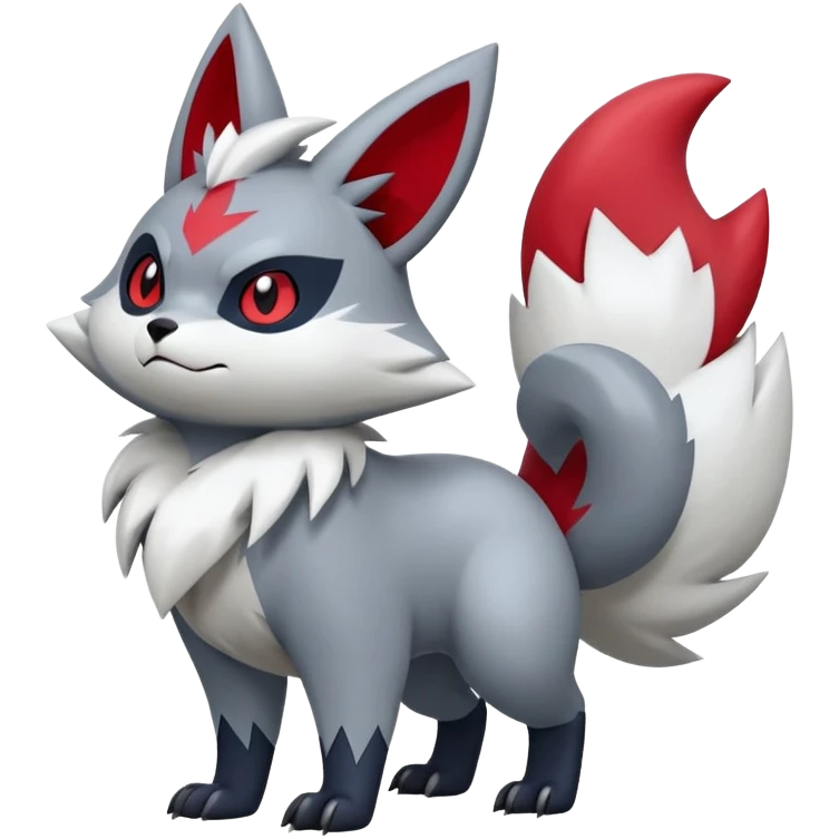Zangoose-Zorua-hybrid (full body) emoji
