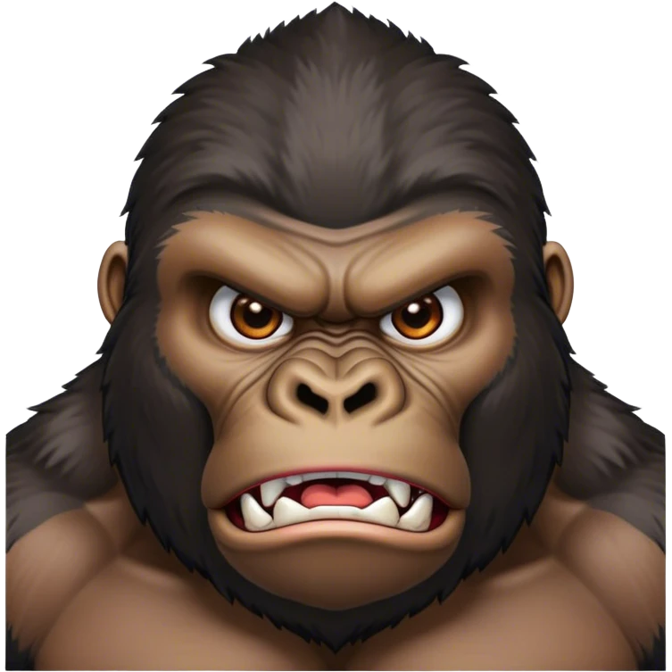 Angry buff Gorilla emoji