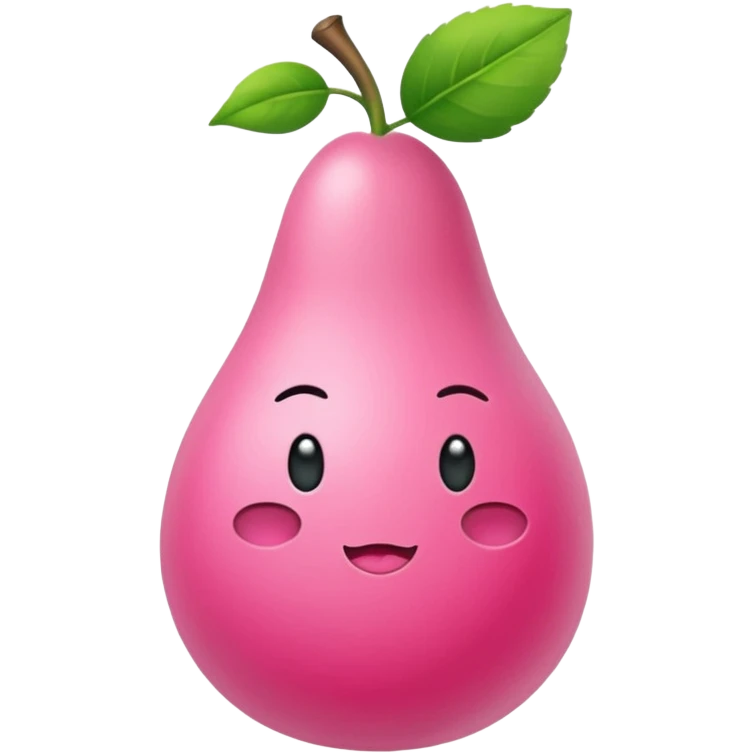 eine birne mit engen kleid sexy und leicht bekleidet pink und auffällig emoji