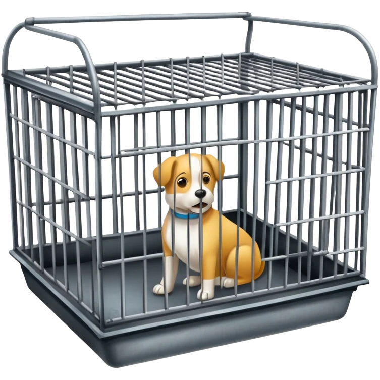 Empty Dog cage emoji