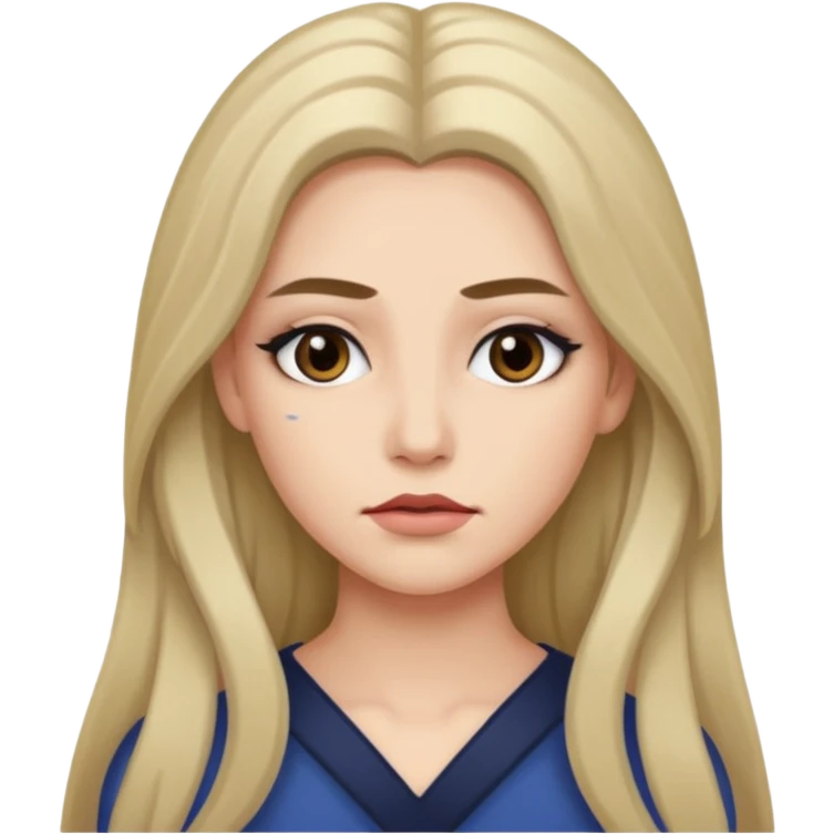 long haired make up arist emoji