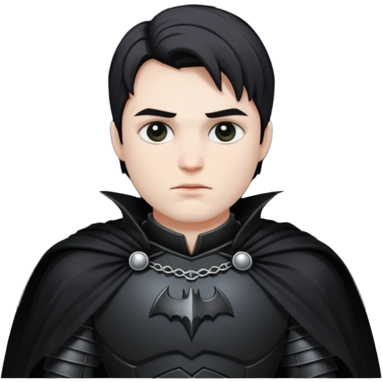 Gothic dark knight emoji
