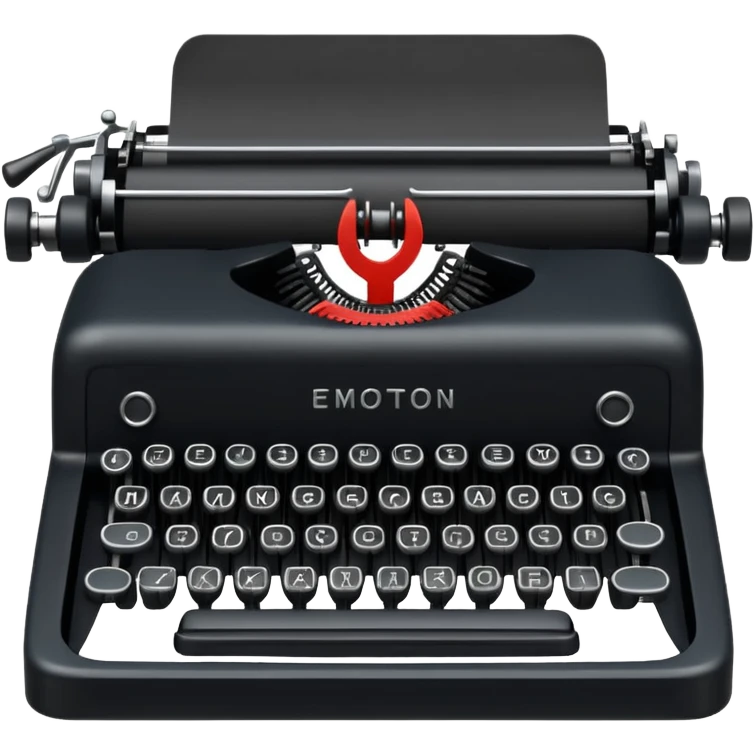 Typewriter emoji