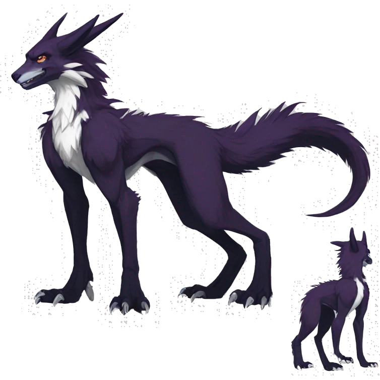Cool Edgy Modern Vernid-Sergal species by LiLaiRa full body emoji