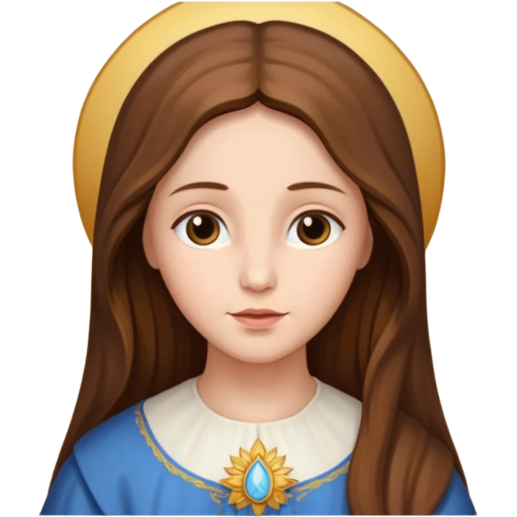The blessed Virgin Mary emoji