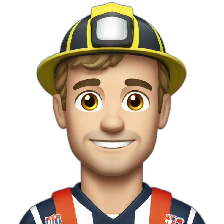 Griezmann fireman emoji